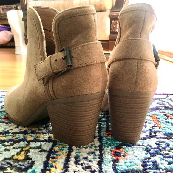 Western taupe ankle boots - Picture 4 of 5